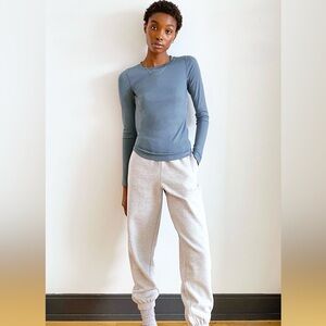 Wilfred Free Go-To Long Sleeve in State Blue, size small